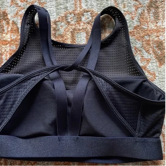 Adidas Womens Training Halter Bra / Compression Crop Top With Strapy Cutout Back - Picture 8 of 12